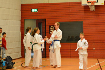 Gürtelprüfung in der Taekwon-Do Gruppe Bad Reichenhall