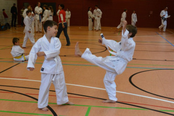 Gürtelprüfung in der Taekwon-Do Gruppe Bad Reichenhall