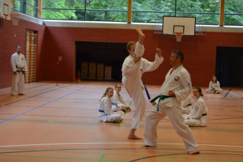 Gürtelprüfung in der Taekwon-Do Gruppe Bad Reichenhall