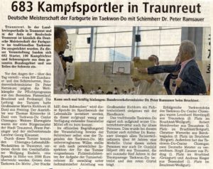 Taekwondo Bundesturnier in Traunreut