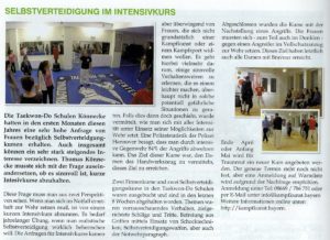 Selbstverteidigungskurse für Damen in Traunreut