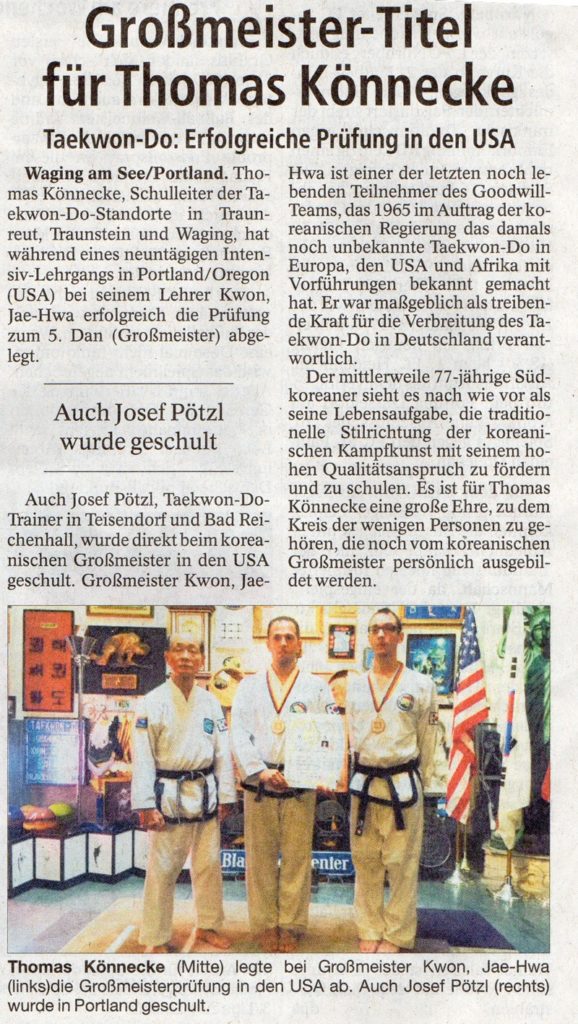 koreanisches Karate und Selbstverteidigung auf höchstem Niveau