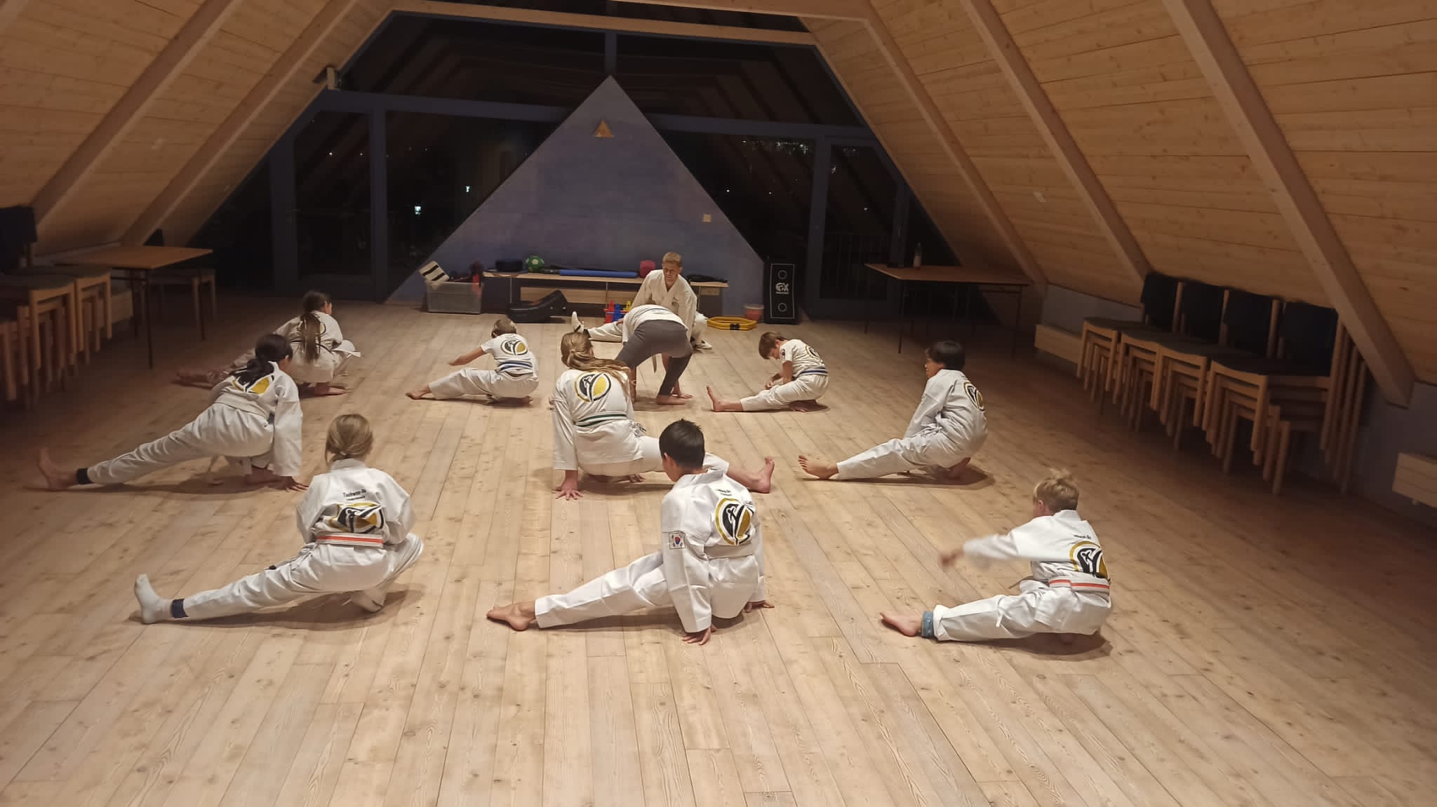 Unser Unterricht in der Taekwon-Do Gruppe Trostberg